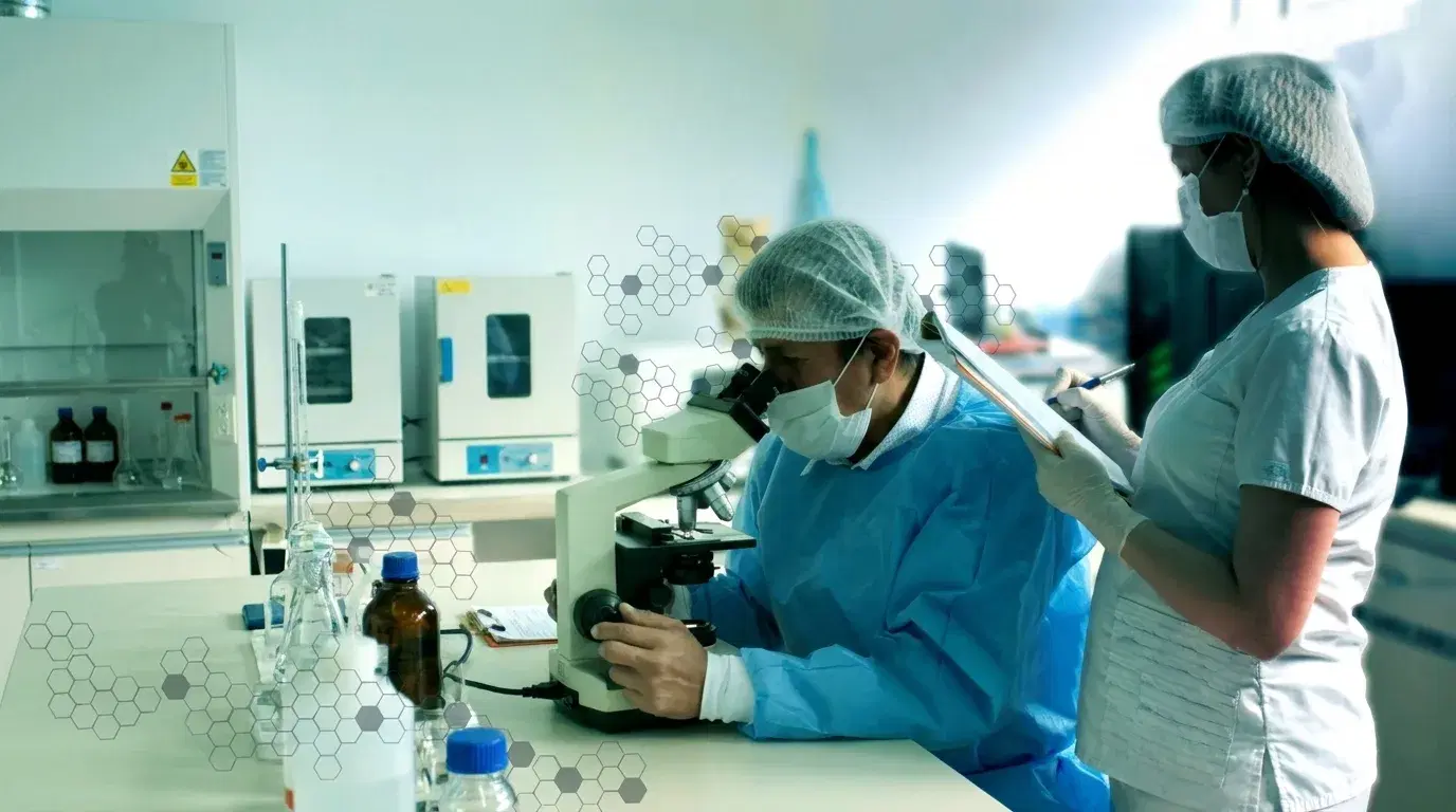 Equipo de Gradwohl trabajando en el laboratorio